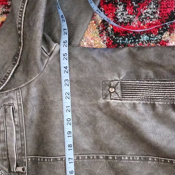 Ameri Mode Vegan Moto Jacket size XL - Picture 10 of 14